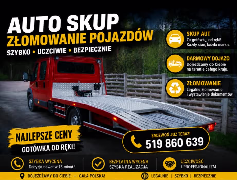 Pomoc drogowa 24h – laweta Ruda Śląska
